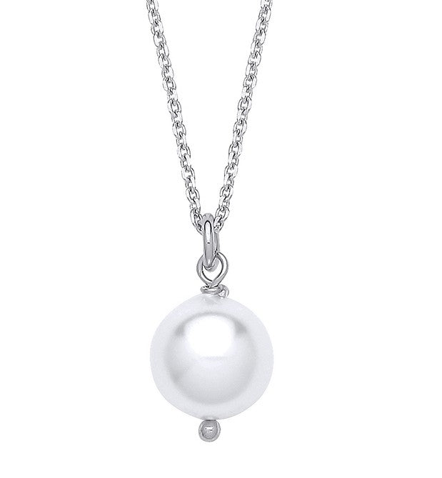 10mm White Pearl Necklace Seasah