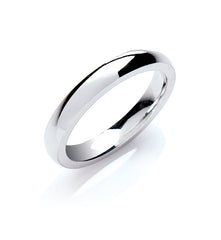 3mm, 4mm and 5mm Court Wedding Band Ring Seasah