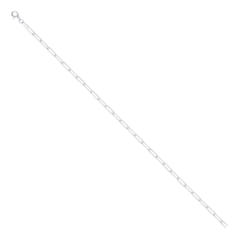 3mm Paper Clip Link Chain Necklace Seasah