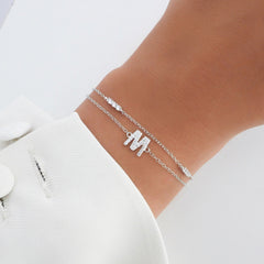 A-Z Bracelets Silver Seasah