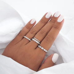 Juliet Ring Silver Seasah