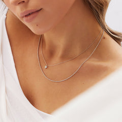 Tessa Necklace Chain Silver Seasah