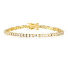 The Mini Tennis Bracelet Gold Seasah